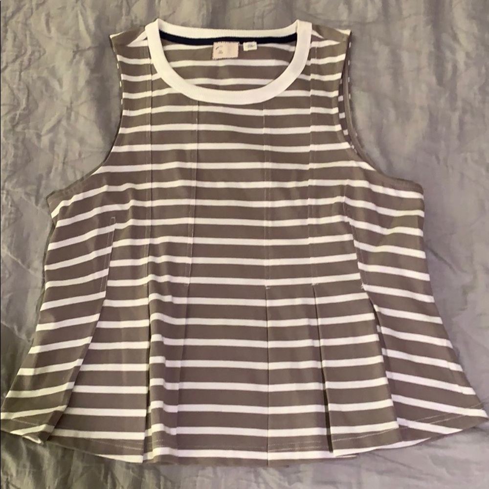 Anthropologie Peplum Tank